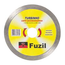 Kit c/ 10PC Disco Diamantado 110mm Corte Turbo Liso - Fuzil