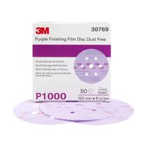 Kit c/ 10un Disco 3M Hookit P1000 152mm Purple Sem Furo Kit c/ 10un Disco 3M Hookit P1000 152mm Purple Sem Furo