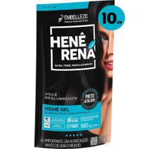 KIT C/ 10UN Hene Rena Em Gel 180g Preto Azulado Embelleze