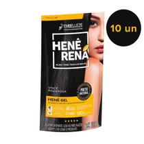 KIT C/ 10UN Hene Rena Em Gel 180g Preto Pouch Embelleze