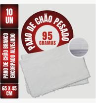 Kit C/ 10un Pano De Chão Encorpado Grande - Neves - Pesado 95g 45x65cm Kit C/ 10un Pano De Chão Encorpado Grande - Neves - Pesado 95g 45x65cm