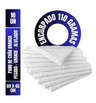 Kit C/ 10un Pano De Chão Extra Encorpado Grande Pesado 110g 45x65cm Ppr28 - Têxtil Souza Kit C/ 10un Pano De Chão Extra Encorpado Grande Pesado 110g 45x65cm Ppr28 - Têxtil Souza