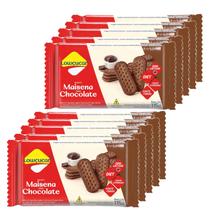 Kit c/ 10und Biscoito Maisena Chocolate Zero LOWÇUCAR 115g