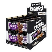 Kit c/ 10und Cookie BELIVE Double Chocolate Zero Açucar 67g