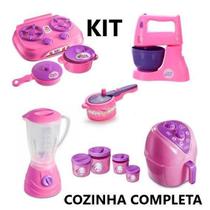 Kit C/ 11 Brinquedos Kit Cozinha Completo C/ Eletrodomestico