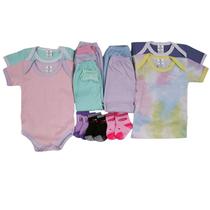 Kit C/11 Peças Verão Camiseta + Mijão + Shorts Roupas Bebê