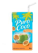 Kit c/ 12 Agua De Coco Puro Coco Maracuja 180ml