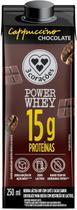 Kit c/ 12 Bebida 3 Coracoes Cappuccino Power Whey Chocolate