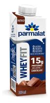 Kit c/ 12 Bebida Lactea UHT Chocolate Parmalat Wheyfit 250ml