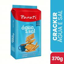 Kit c/ 12 Biscoito Agua e Sal Parati Pacote 370g Kit c/ 12 Biscoito Agua e Sal Parati Pacote 370g