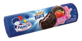 Kit c/ 12 Biscoito Panco Golden Black de chocolate 140 g