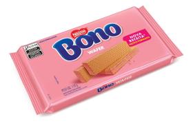 Kit c/ 12 Biscoito Wafer Bono Morango 110g Kit c/ 12 Biscoito Wafer Bono Morango 110g