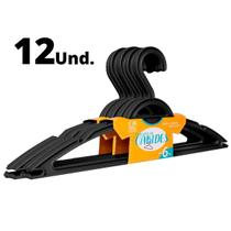 Kit c/ 12 Cabides para Guarda-Roupa Resistente e Reforçado