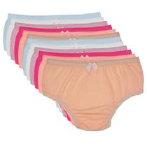 Kit c/12 Calcinha Infantil Laço Geofan