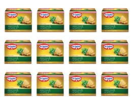 Kit c/ 12 Chá de Abacaxi com Hortelã 10 sachês cada - Dr. Oetker Kit c/ 12 Chá de Abacaxi com Hortelã 10 sachês cada - Dr. Oetker