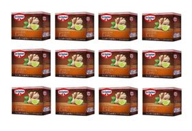 Kit c/ 12 Chá Misto Gengibre e Limão 10 Saches - Dr. Oetker Kit c/ 12 Chá Misto Gengibre e Limão 10 Saches - Dr. Oetker