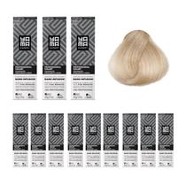 Kit C/12 Colorações Prof Color Nano Infusion 10.13 Louro Claríssimo Acin Dourado