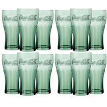 Kit c/12 Copo Coca-cola 470ml Contour Nadir Figueiredo Verde Kit c/12 Copo Coca-cola 470ml Contour Nadir Figueiredo Verde