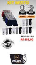 Kit c/ 12 cuecas e 12 pares de meias