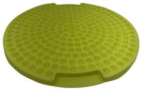 Kit c/ 12 Descanso de panela Silicone Redondo 28x28cm Kit c/ 12 Descanso de panela Silicone Redondo 28x28cm