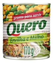 Kit c/ 12 Ervilha e Milho Verde em Conserva Lata 170g Quero