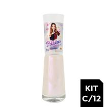 Kit c/ 12 Esmaltes para Unhas Poliana Moça Branca 8ml