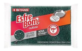 Kit c/ 12 Esponja Bucha Esfrebom Dupla Face