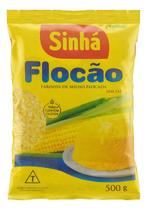 Kit c/ 12 Farinha de Milho Flocao Sinha Pacote 500g Kit c/ 12 Farinha de Milho Flocao Sinha Pacote 500g