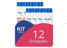 Kit c/12 Fresubin Energy Drink Morango 200ml