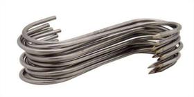 Kit C/12 Gancho S1 Inox Para Carne Açougue