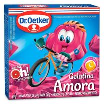 Kit c/ 12 Gelatina de Amora Dr.Oetker 20g Kit c/ 12 Gelatina de Amora Dr.Oetker 20g