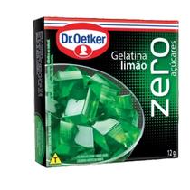 Kit c/ 12 Gelatina Dr Oetker Zero 12g Limao