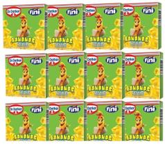 Kit c/12 Gelatina Reg Fini Bananas - Dr. Oetker (50454)