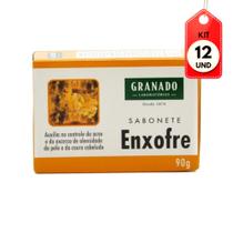 Kit C/12 Granado Sabonete Enxofre 90g