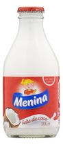 Kit c/ 12 Leite de Coco Menina Vidro 200ml