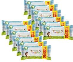 Kit C/12 Lenço Umedecido Turma da Alegria - Leve 140 Pague 120
