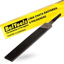 Kit C/ 12 Lima Chata Bastarda 6 Pol Beltools