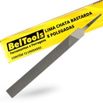 Kit C/ 12 Lima Chata Bastarda 8 Pol Beltools Kit C/ 12 Lima Chata Bastarda 8 Pol Beltools