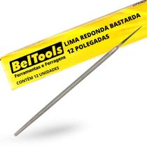 Kit C/ 12 Lima Redonda Bastarda 12 Pol Beltools Kit C/ 12 Lima Redonda Bastarda 12 Pol Beltools