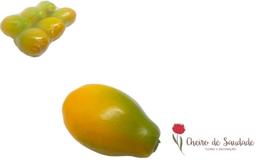 Kit C/12 Mamao De Plastico Artificial Realista Kit C/12 Mamao De Plastico Artificial Realista