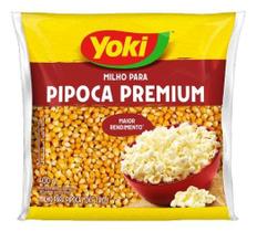 Kit c/ 12 Milho Para Pipoca Tipo 1 Yoki Premium Pacote 400g