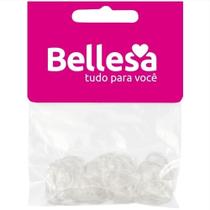 Kit c/12 Pacote de Elástico de Silicone Trans - Bellesa