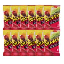 Kit C/ 12 Pacts Preservativo Blowtex Tutti-Frutti c/ 3 Un Cada