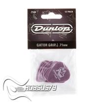 Kit C/ 12 Palhetas Dunlop 0.71mm Gator Grip 417p071 Usa