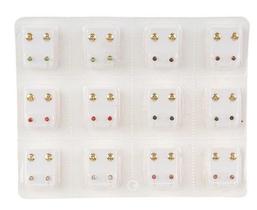 Kit C/12 Pares de Brincos Aço autoclavado para aplicações ou Maquininha Kit C/12 Pares de Brincos Aço autoclavado para aplicações ou Maquininha