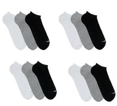 Kit C/12 Pares Meias Invisíveis Mash 0m0.02 Kit C/12 Pares Meias Invisíveis Mash 0m0.02