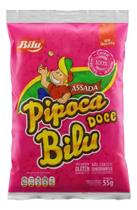 Kit c/ 12 Pipoca Pronta Doce Bilu Pacote 55g Kit c/ 12 Pipoca Pronta Doce Bilu Pacote 55g