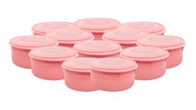 Kit c/ 12 Pote Hermético Redondo Porta Tudo Dup 10L