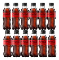 Kit C/12 Refrigerante Coca-cola Zero Açúcar Pet 200ml Kit C/12 Refrigerante Coca-cola Zero Açúcar Pet 200ml
