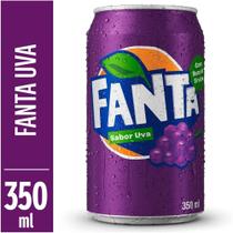 Kit c/ 12 Refrigerante de Uva Fanta Lata 350ml Kit c/ 12 Refrigerante de Uva Fanta Lata 350ml